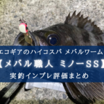 【メバル特攻!】エコギア メバル職人 ミノーSSの実釣インプレ評価【おすすめカラーも!】