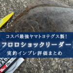 【めっちゃ安い!】ヤマトヨテグス フロロショックリーダーの実釣インプレまとめ