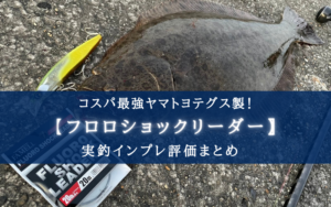 【めっちゃ安い！】ヤマトヨテグス フロロショックリーダーの実釣インプレまとめ