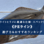 【2025年】ライトヒラメ釣りのPEラインおすすめランキング21選&太さ(号数)の選び方まとめ