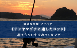 【2025年】テンヤマゴチに適したロッド おすすめランキング10選【代用竿・選び方徹底解説！】