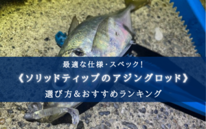 【2025年】ソリッドティップのアジングロッドおすすめランキング14選【コスパ・性能重視!】