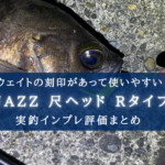 【ウェイト刻印アリ!】JAZZ 尺ヘッド マイクロバーブの実釣インプレ評価!