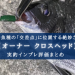 【折れやすい気が…】クロスヘッド(Xヘッド)の実釣インプレ評価!