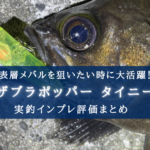 【超ムズイ!】ジップベイツ ザブラポッパータイニーの実釣インプレ評価まとめ